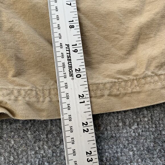 Carhartt Mens Utility Cargo Carpenter Shorts Brown Cotton Size 38 (Measures 36) - Picture 8 of 15